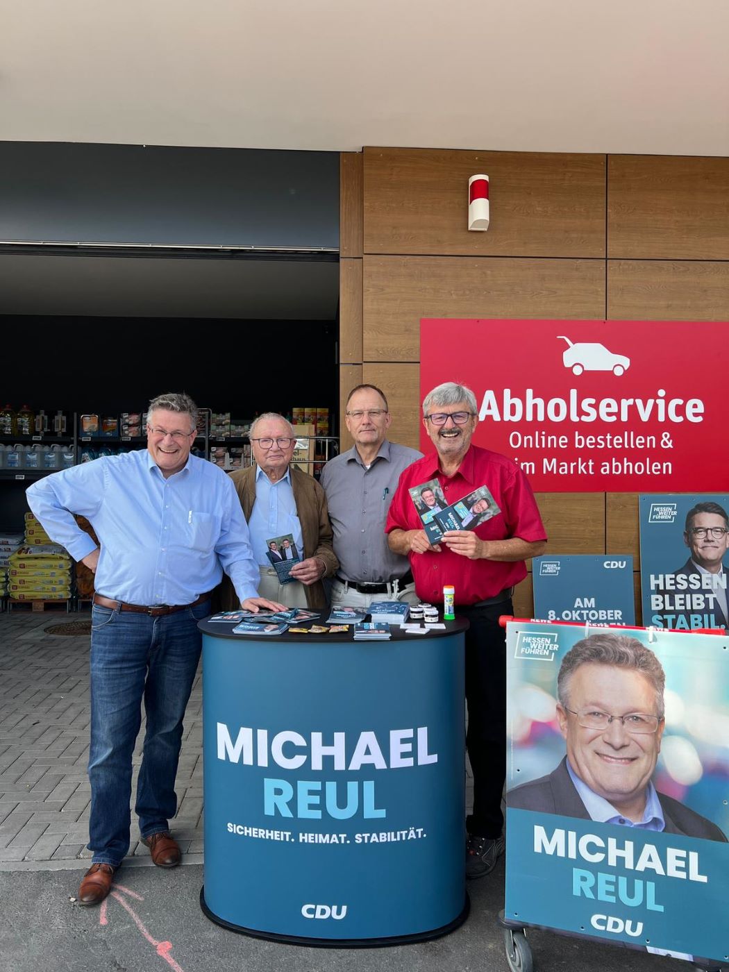 Du betrachtest gerade Gute Stimmung beim Landtagswahlkampf mit der CDU Linsengericht